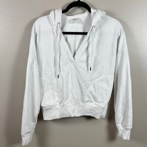 Women's Calia V-Neck White Pullover Sweater